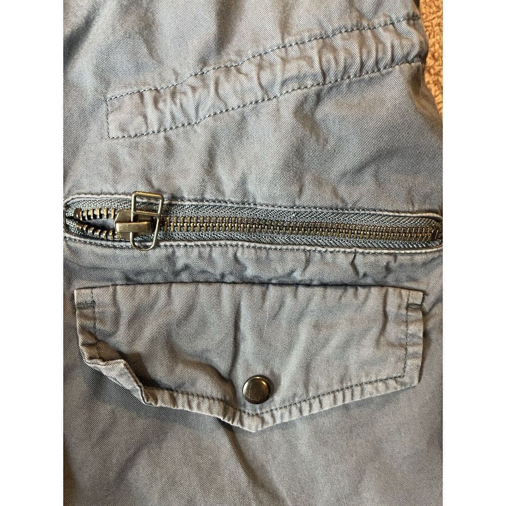 Lily Aldridge for Velvet Graham Spenser Womens Utility Dark Blue Jacket Size S - Picture 6 of 11